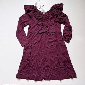 NWT Kate Quinn Organics Girl Tween Bamboo Fig Dress 7-8 years